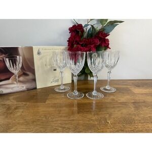 Cristal d'Arques Constance Crystal Wine Glasses‎ Set Of 4 Boxed France